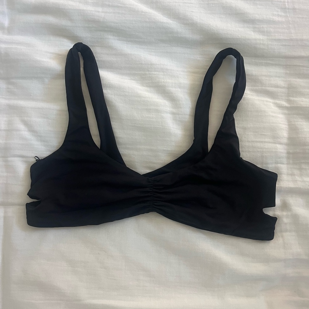 L*Space Black Bikini Top